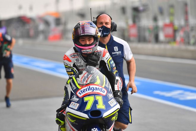 Moto3：佐々木歩夢（Sterilgarda Husqvarna Max）／2022MotoGP第1戦カタールGP