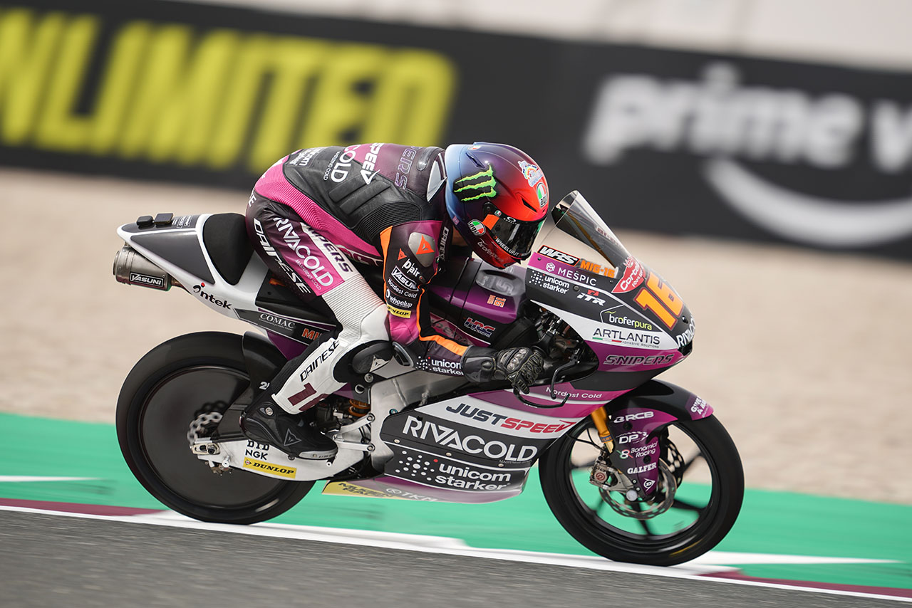 Moto3：アンドレア・ミーニョ（Rivacold Snipers Team）／2022MotoGP第1戦カタールGP