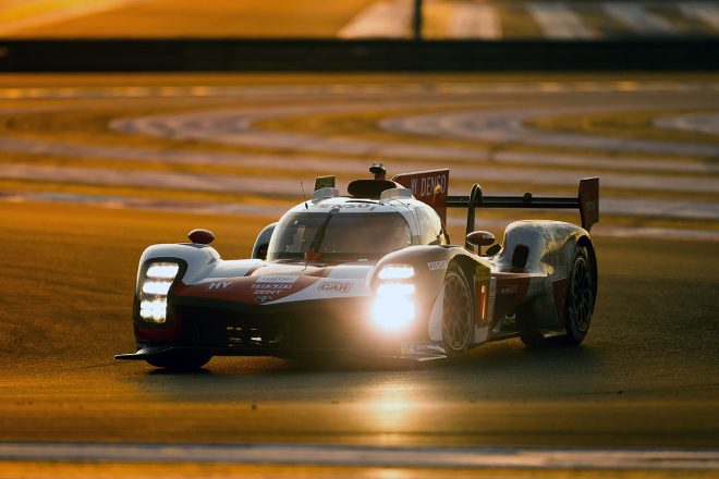 フランス・ポールリカールにてテストを行う2022年仕様のGR010ハイブリッド