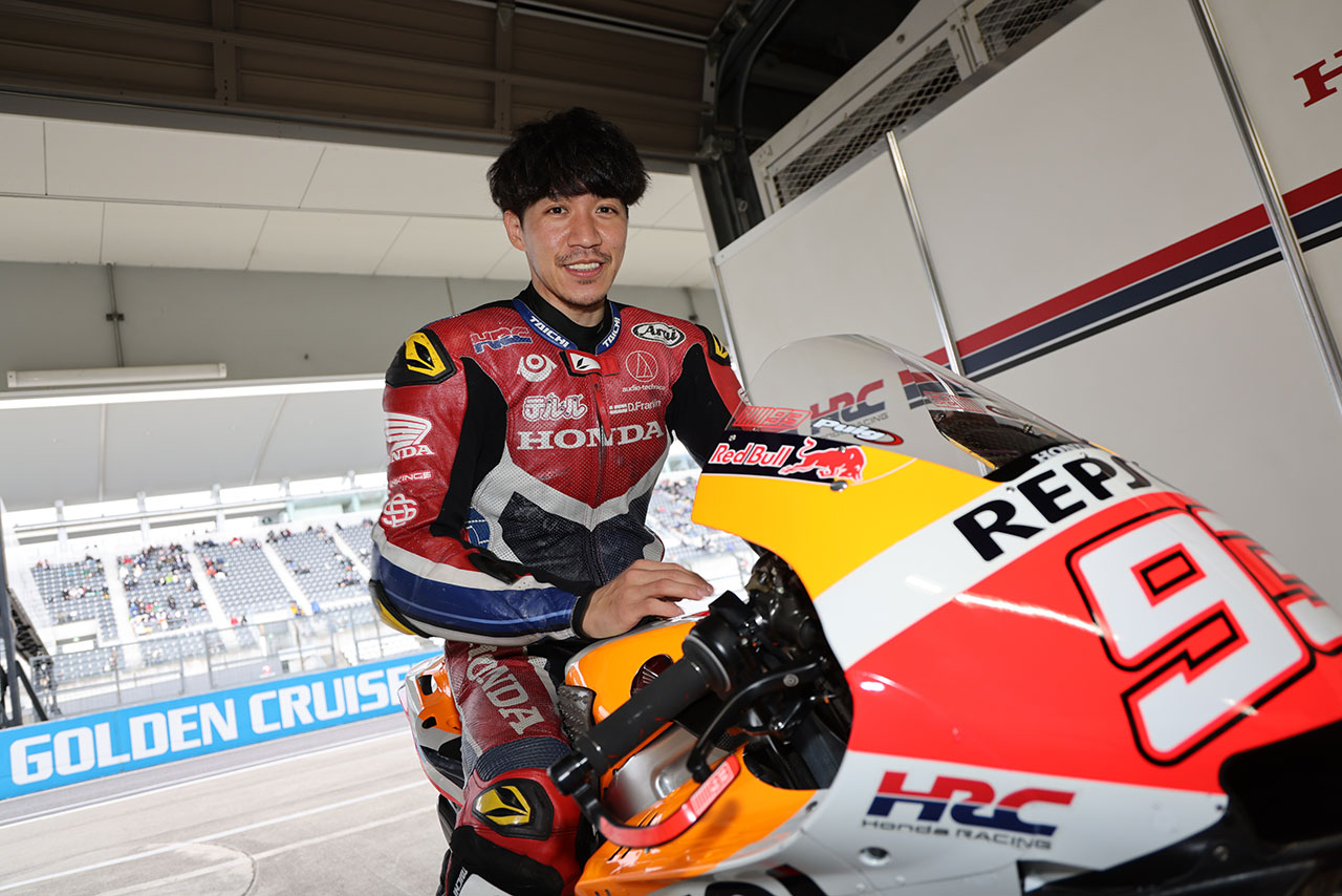 ホンダRC213Vに乗る長島哲太／鈴鹿サーキット60周年ファン感謝デー