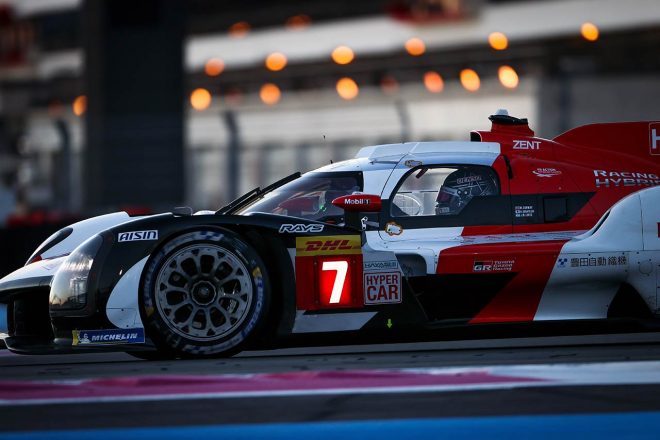 ポールリカールの最終セクションを走るGR010ハイブリッド