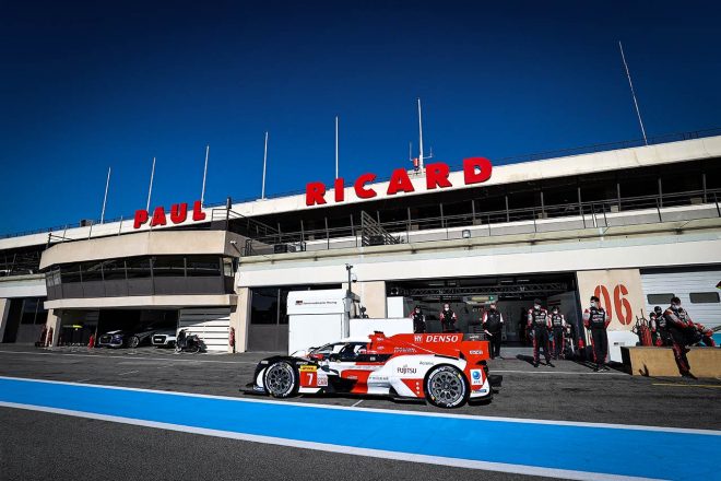 南仏、ポール・リカールで2月に行われたテストの様子