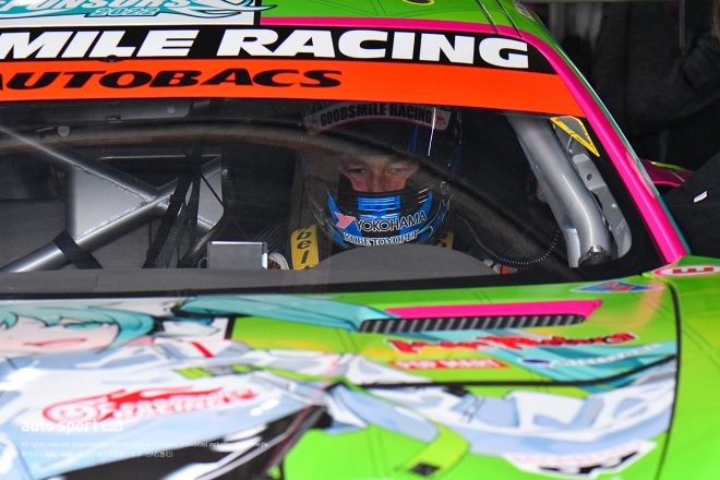 岡山国際サーキットで行われたGT3特別スポーツ走行での谷口信輝