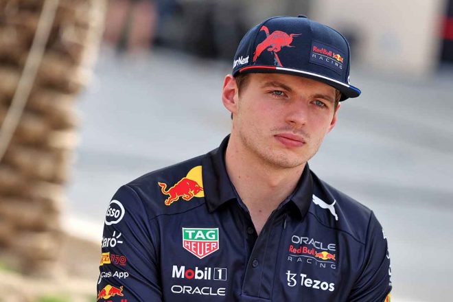2022年F1バーレーンテスト1日目　マックス・フェルスタッペン（レッドブル）