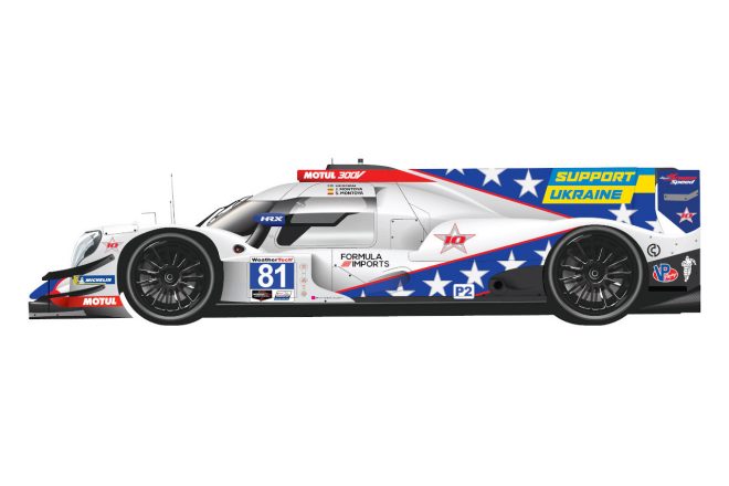 ドラゴンスピードUSAの81号車オレカ07・ギブソン