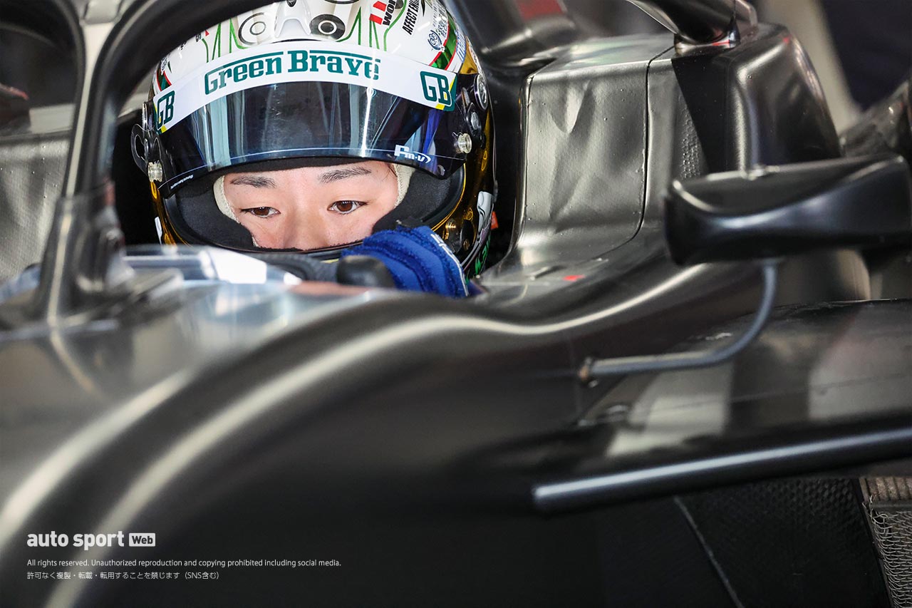 スーパーフォーミュラ・ライツの鈴鹿合同テストに参加した川合孝汰