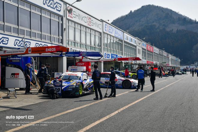 スーパーGT岡山公式テスト 3月11日搬入日の様子