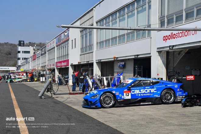 スーパーGT岡山公式テスト　3月11日搬入日の様子