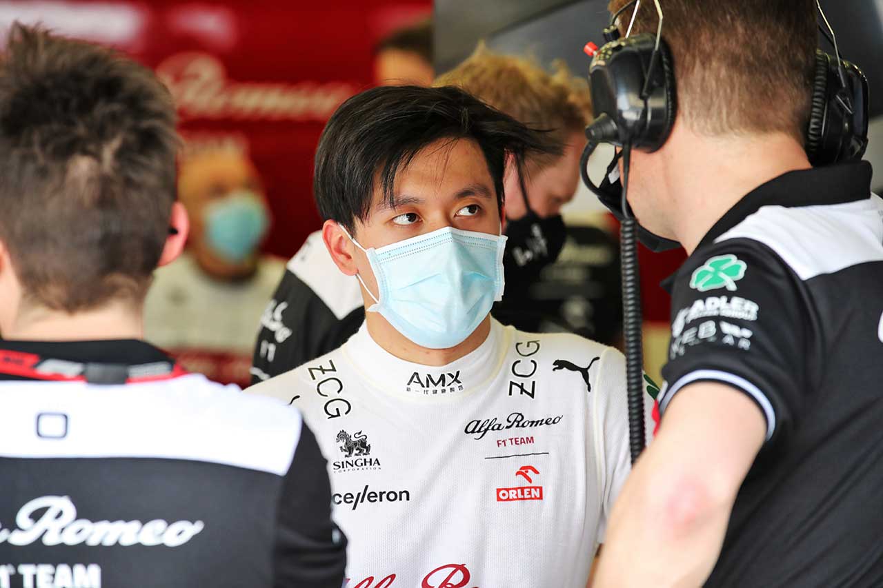 2022年F1バーレーンテスト1日目　周冠宇（アルファロメオ）