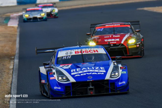 スーパーGT岡山公式テスト　セッション1の様子