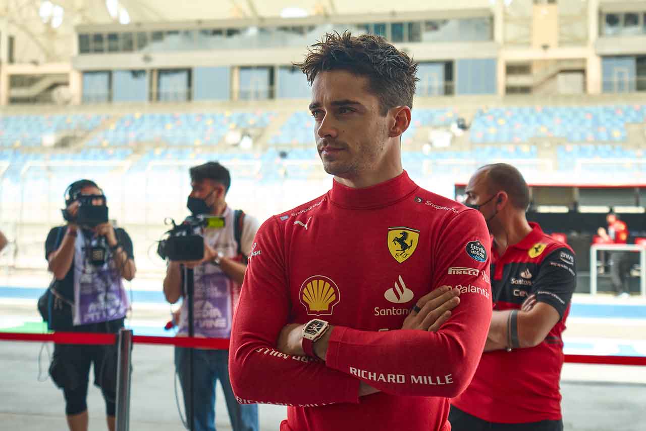 2022年F1バーレーンテスト2日目　シャルル・ルクレール（フェラーリ）