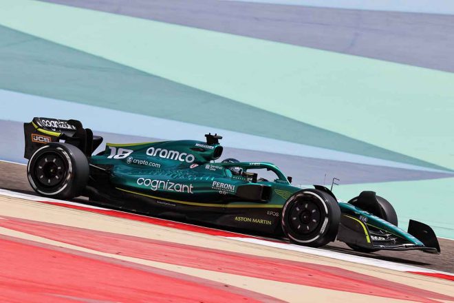 2022年F1バーレーンテスト3日目　ランス・ストロール（アストンマーティン）