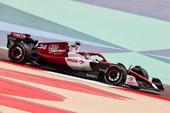 2022年F1バーレーンテスト3日目　周冠宇（アルファロメオ）