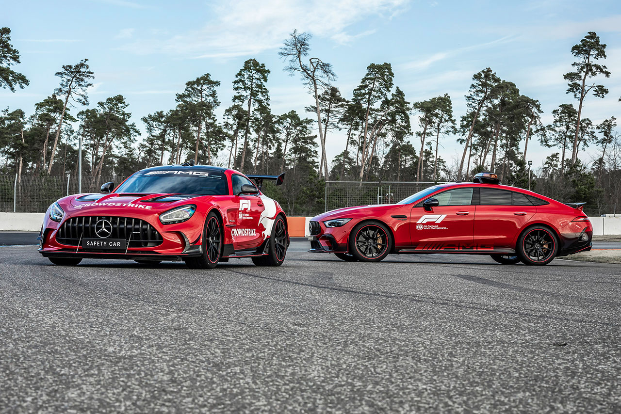 メルセデスが2022年に供給するセーフティカー『メルセデスAMG GT ブラックシリーズ』＆メディカルカー『メルセデスAMG GT 63 S 4Matic+』