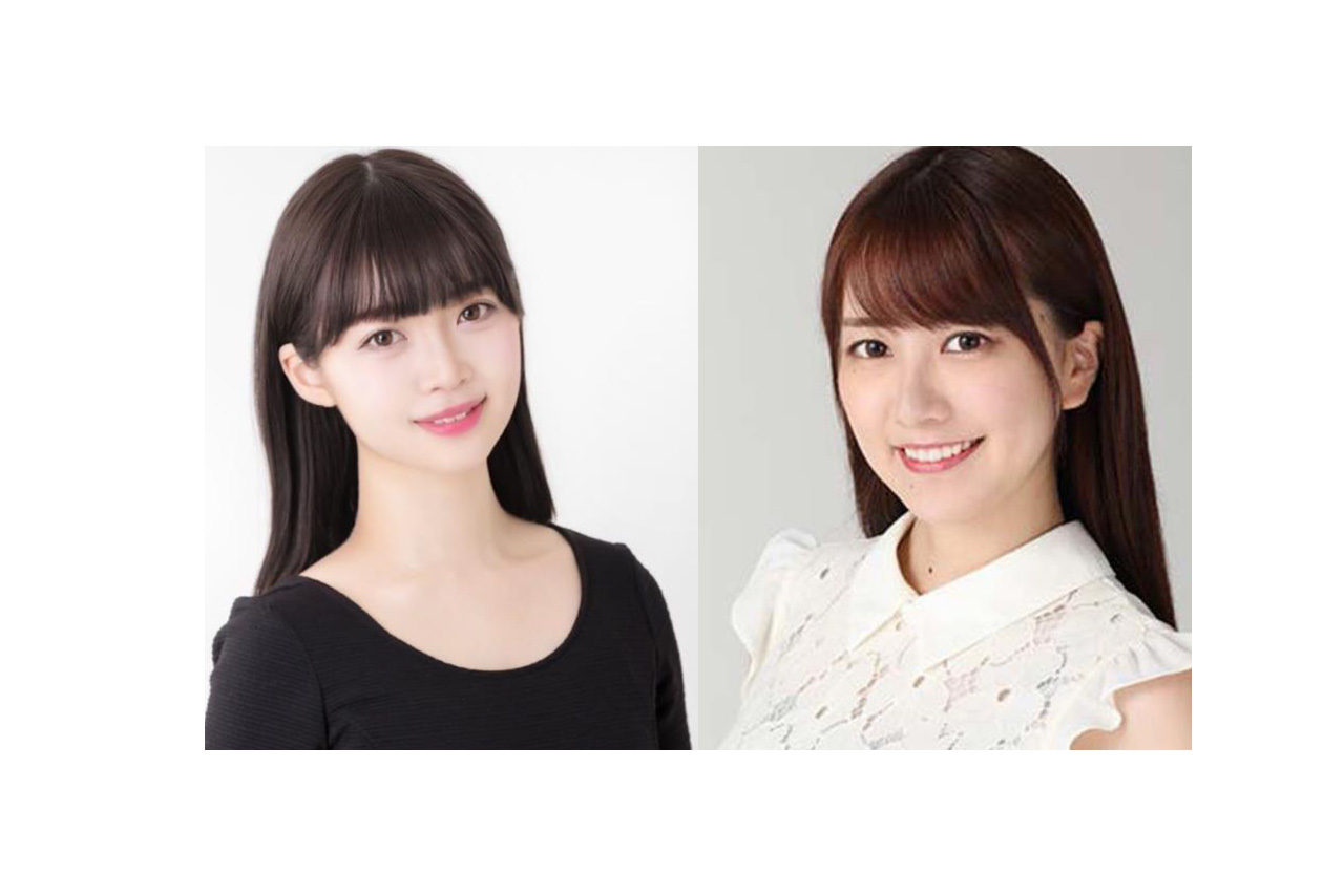 Racer Swan Beautiesを務める七瀬莉砂さん（左）と瀬谷ひかるさん（右）