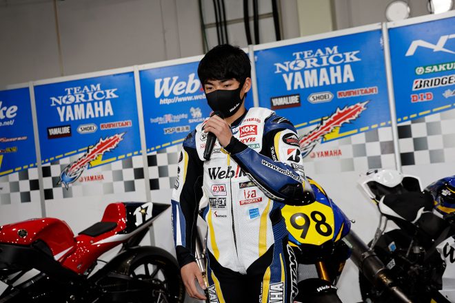青田魁（Webike Team NORICK YAMAHA）