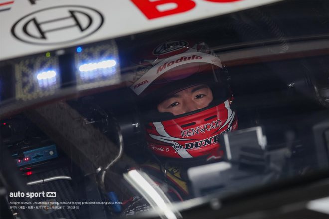 2022スーパーGT岡山公式テスト　大津弘樹（Modulo NSX-GT）