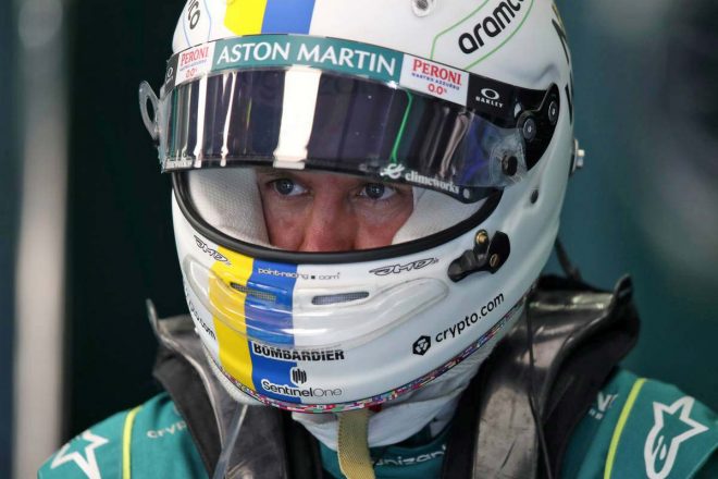 2022年F1バーレーンテスト　セバスチャン・ベッテル（アストンマーティン）