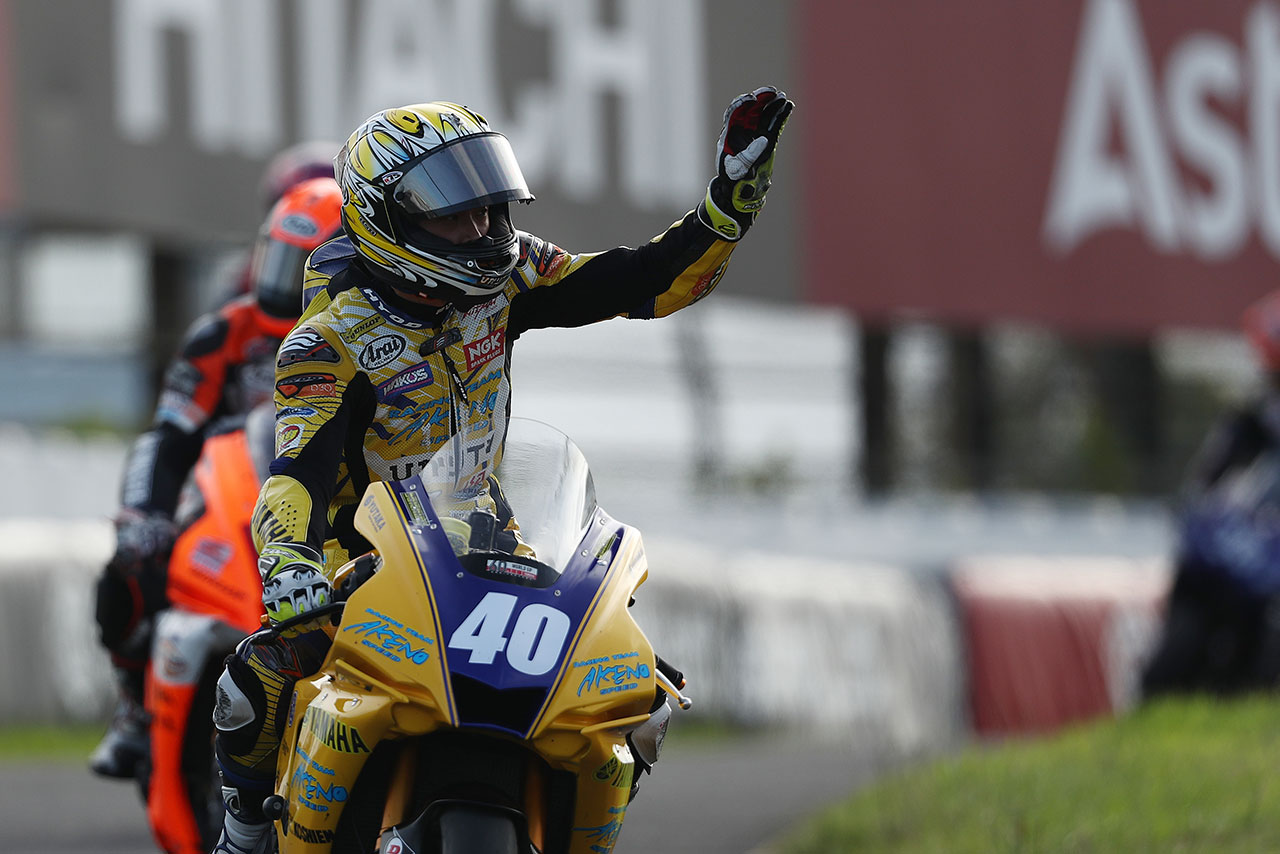 2位になった南本宗一郎選手（AKENO SPEED･YAMAHA）