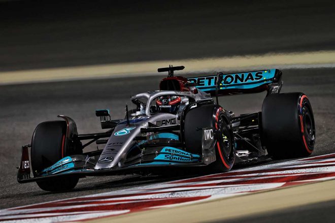 2022年F1第1戦バーレーンGP　ジョージ・ラッセル（メルセデス）
