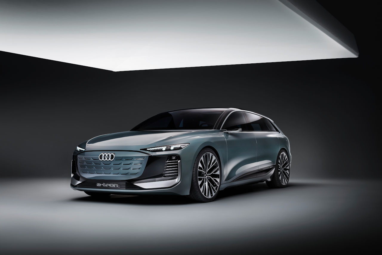 アウディA6アバントe-tronコンセプト（エクステリア：フロント）