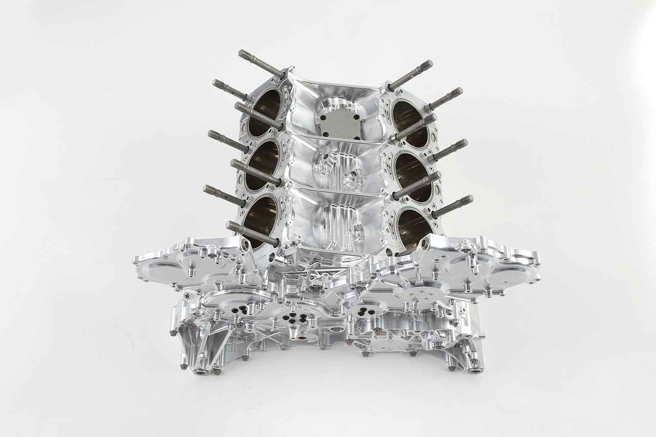 シリンダーブロック 21新骨格ではアルミ総削り出し材 099 を採用した F1の頂点を極めたホンダpuを世界初公開の写真とともに完全解明 ホンダf1のテクノロジー 3月26日発売の画像 写真 3 Autosport Web