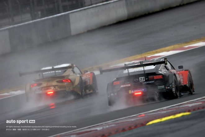 2022スーパーGT富士公式テスト　MOTUL AUTECH Z（松田次生／ロニー・クインタレッリ）＆ENEOS X PRIME GR Supra（大嶋和也／山下健太）