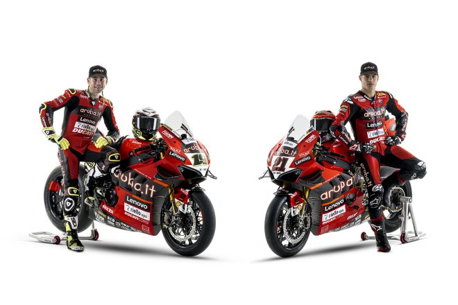 2022SBK：アルバロ・バウティスタとマイケル・ルーベン・リナルディ（Aruba.it Racing - Ducati）