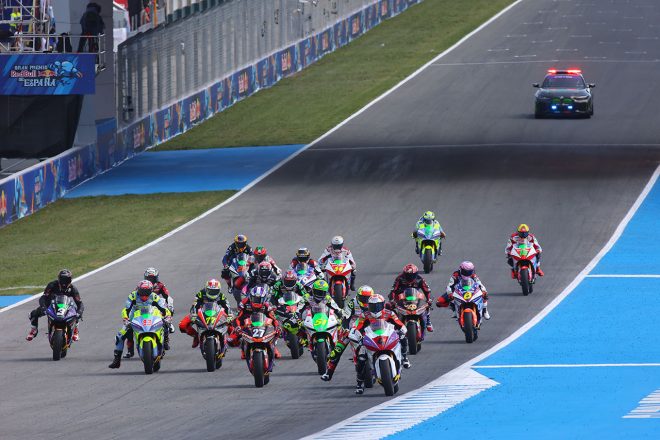 MotoE：スタートシーン／2022MotoE第1戦スペイン大会
