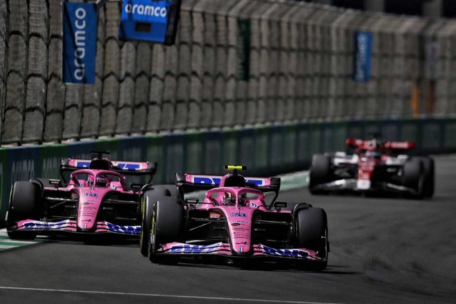 2022年F1第2戦サウジアラビアGP　エステバン・オコン＆フェルナンド・アロンソ（アルピーヌ）