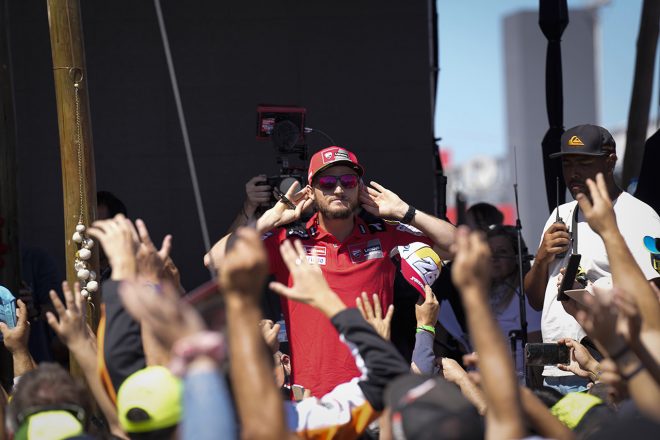 金曜日に行われたピットウォーク、ジャック・ミラー／2022MotoGP第3戦アルゼンチンGP