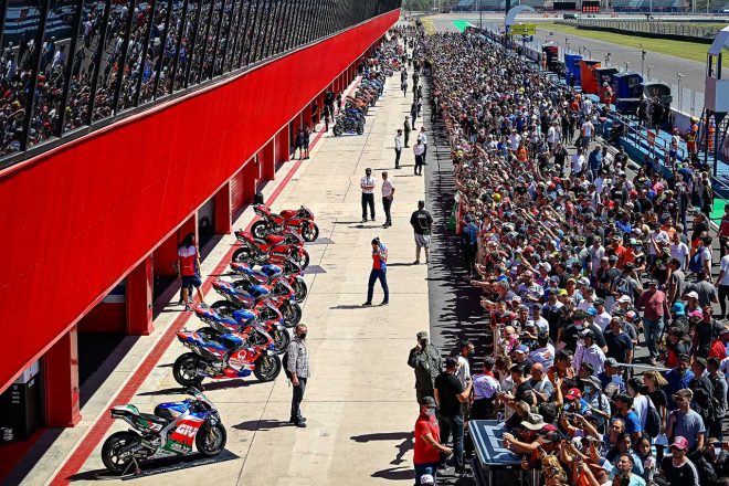 金曜日に行われたピットウォーク／2022MotoGP第3戦アルゼンチンGP