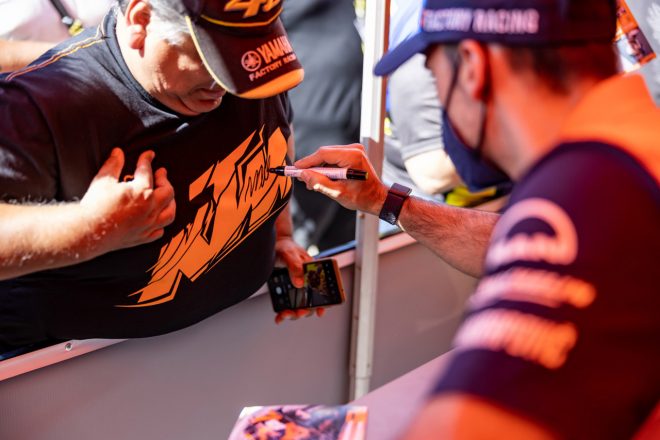 金曜日に行われたピットウォーク、ミゲール・オリベイラ／2022MotoGP第3戦アルゼンチンGP