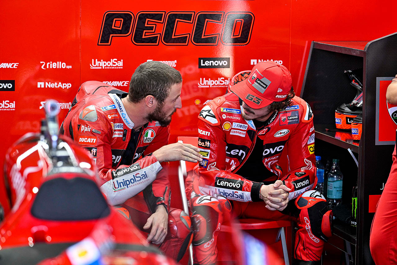ジャック・ミラーとフランセスコ・バニャイア（ドゥカティ・レノボ・チーム）／2022MotoGP第3戦アルゼンチンGP