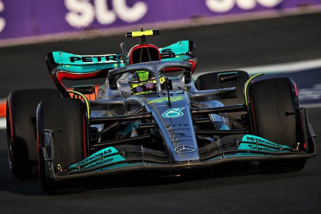 2022年F1第2戦サウジアラビアGP　ルイス・ハミルトン（メルセデス）