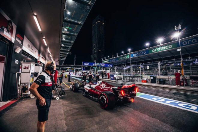 2022年F1第2戦サウジアラビアGP　バルテリ・ボッタス（アルファロメオ）
