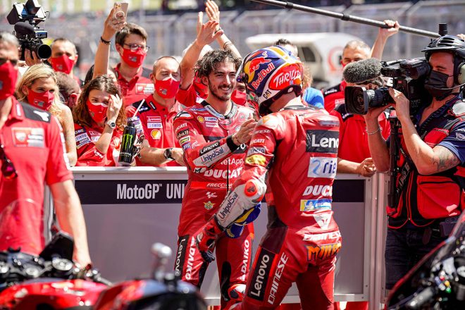 ジャック・ミラーとフランセスコ・バニャイア（ドゥカティ・レノボ・チーム）／2022MotoGP第4戦アメリカズGP