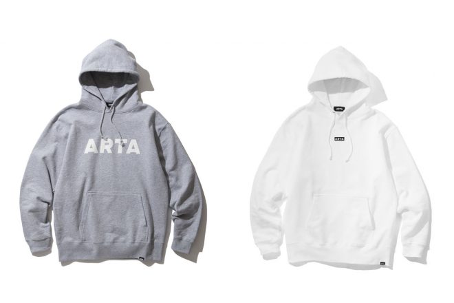 ARTAロゴ／ARTAブロックロゴ・スウェットフーディー