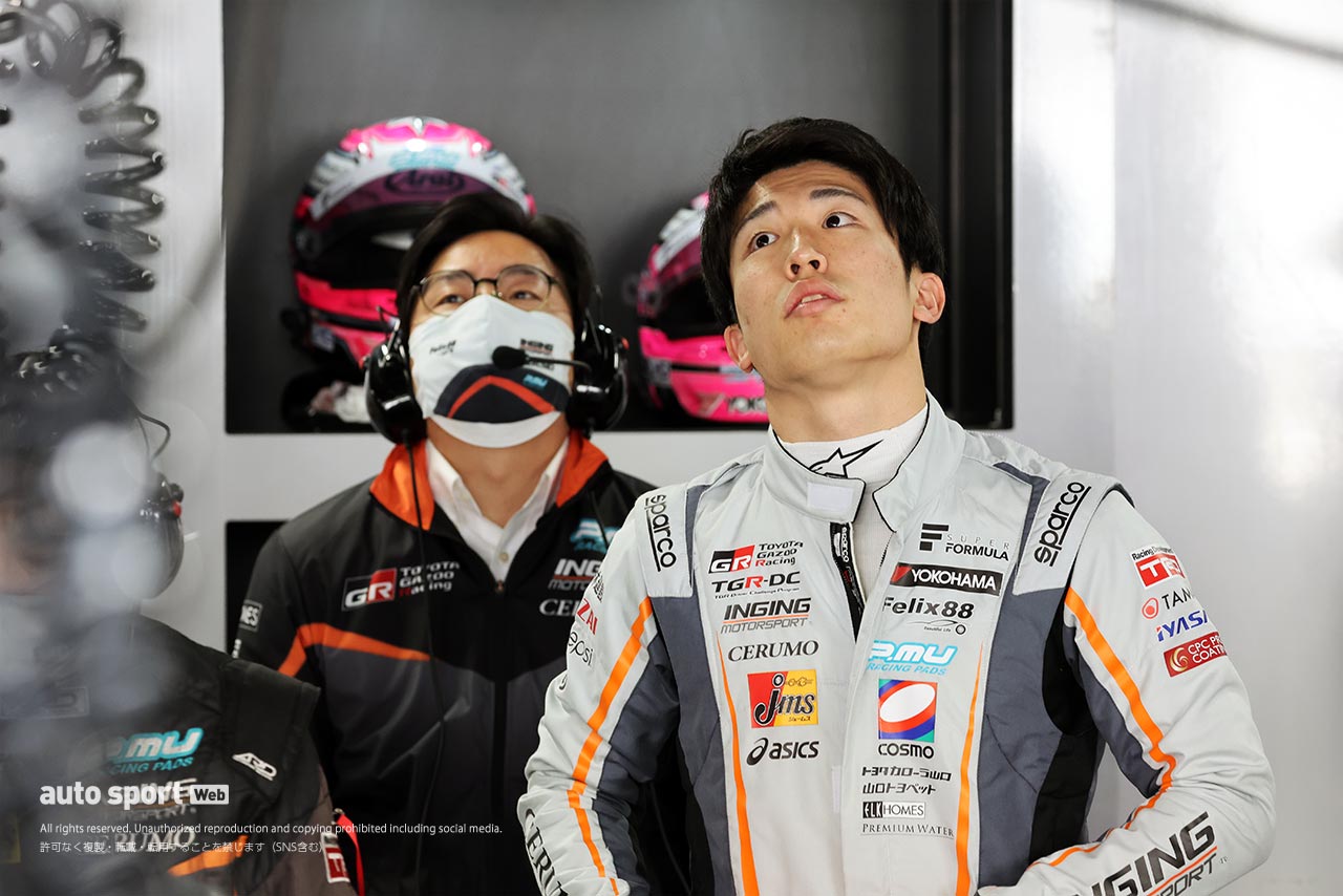 2022スーパーフォーミュラ第1戦&第2戦富士　坪井翔（P.MU/CERUMO・INGING）