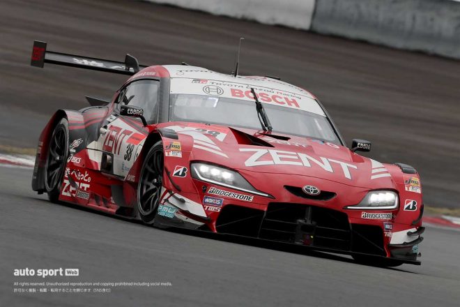 2022スーパーGT富士公式テストでのZENT CERUMO GR Supra