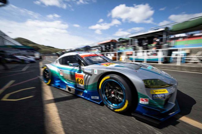 2022スーパーGT第1戦岡山　Syntium LMcorsa GR Supra GT（吉本大樹／河野駿佑）