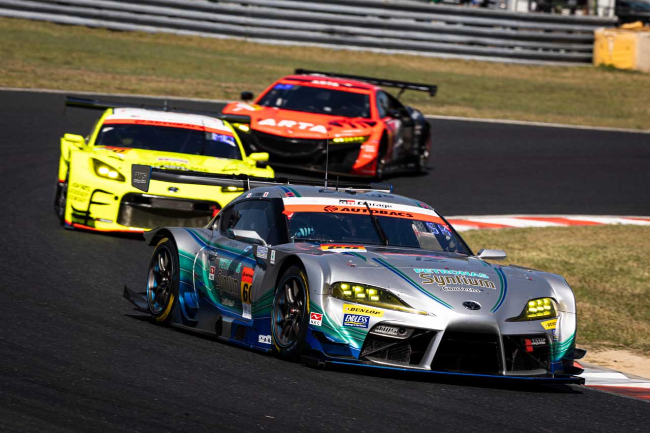 2022スーパーGT第1戦岡山　Syntium LMcorsa GR Supra GT（吉本大樹／河野駿佑）