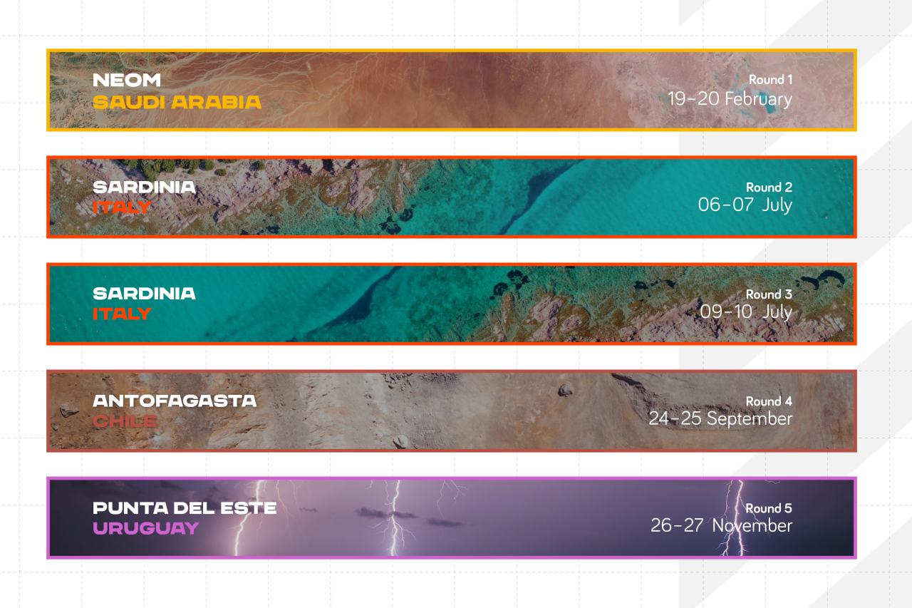 チリ北部の州都アントファガスタで開催される『Copper X Prix』も、9月24〜25日の日付に改訂された