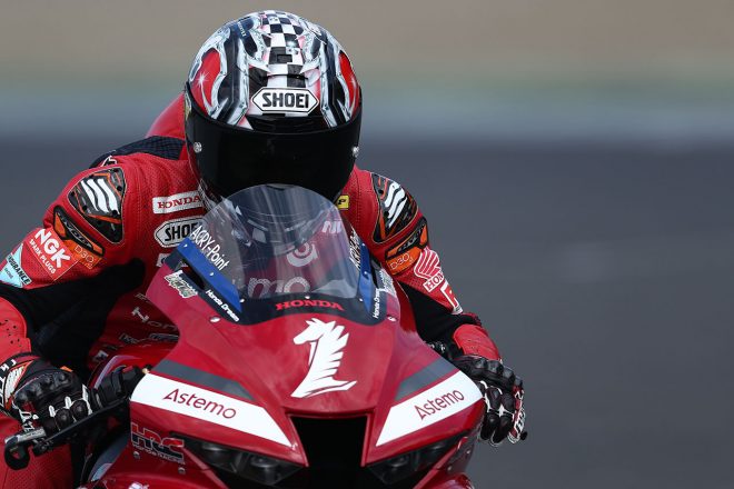 2021年ST1000王者の渡辺一馬選手のゼッケン1は馬のイメージ？