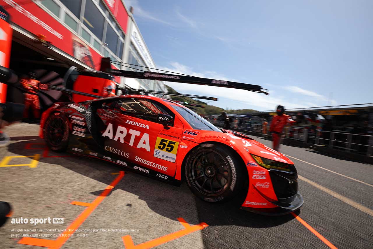 2022スーパーGT第1戦岡山　ARTA NSX GT3（武藤英紀／木村偉織）