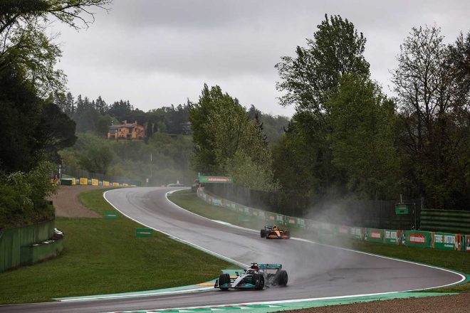 2022年F1第4戦エミリア・ロマーニャGP　ジョージ・ラッセル（メルセデス）