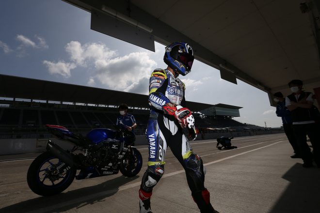 中須賀克行（YAMAHA FACTORY RACING TEAM）／2022全日本ロード第2戦鈴鹿2&4 JSB1000