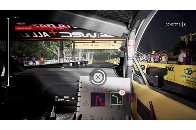 ペースノートはスペシャルステージ（SS）における各コーナーのきつさや路面状況などを記した、ラリーの必須アイテム