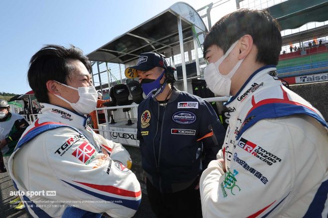 予選終了直後、手応えを掴んだドライバー陣には笑みが溢れる