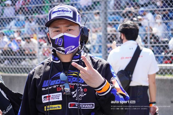2022スーパーGT第1戦岡山　坂東正敬監督（WedsSport ADVAN GR Supra）